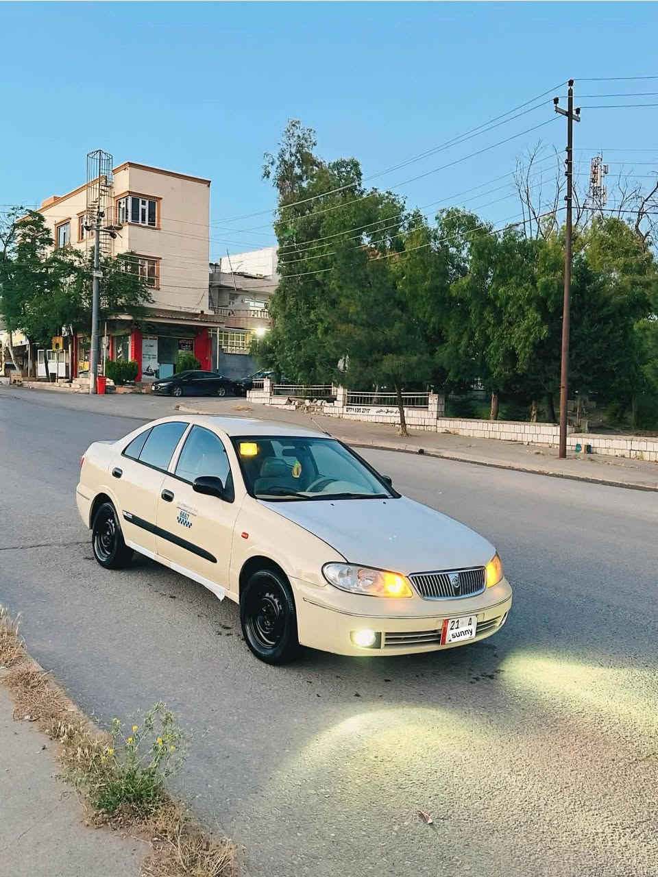 بسم اللە الرحمن الرحیم 

تكایە هەموی بخوێنەوە انجا پەیوەندی بكە ‼️
نیسان صەنی ٢٠٠٩ بیلاد تەكسی گێڕ عدی  سەنەوی تازەیە تا ٢٠٣٠ گێڕ و مەكینەو تەبرید و تەقەو ڕەقە بەشەرت 🌸 
دوو پارچەو  پەڵەیەكی بۆیاخە بێ ناوگرتن پێش و دوای كەپسە كامل جایزە هەیكەلی شوشەییە ،    

نرخیشی ٩٢ گەڵاو مەجالێكی كەمم 
 بۆ پەیوەندی
***********
*********** السليمانية, العراق
