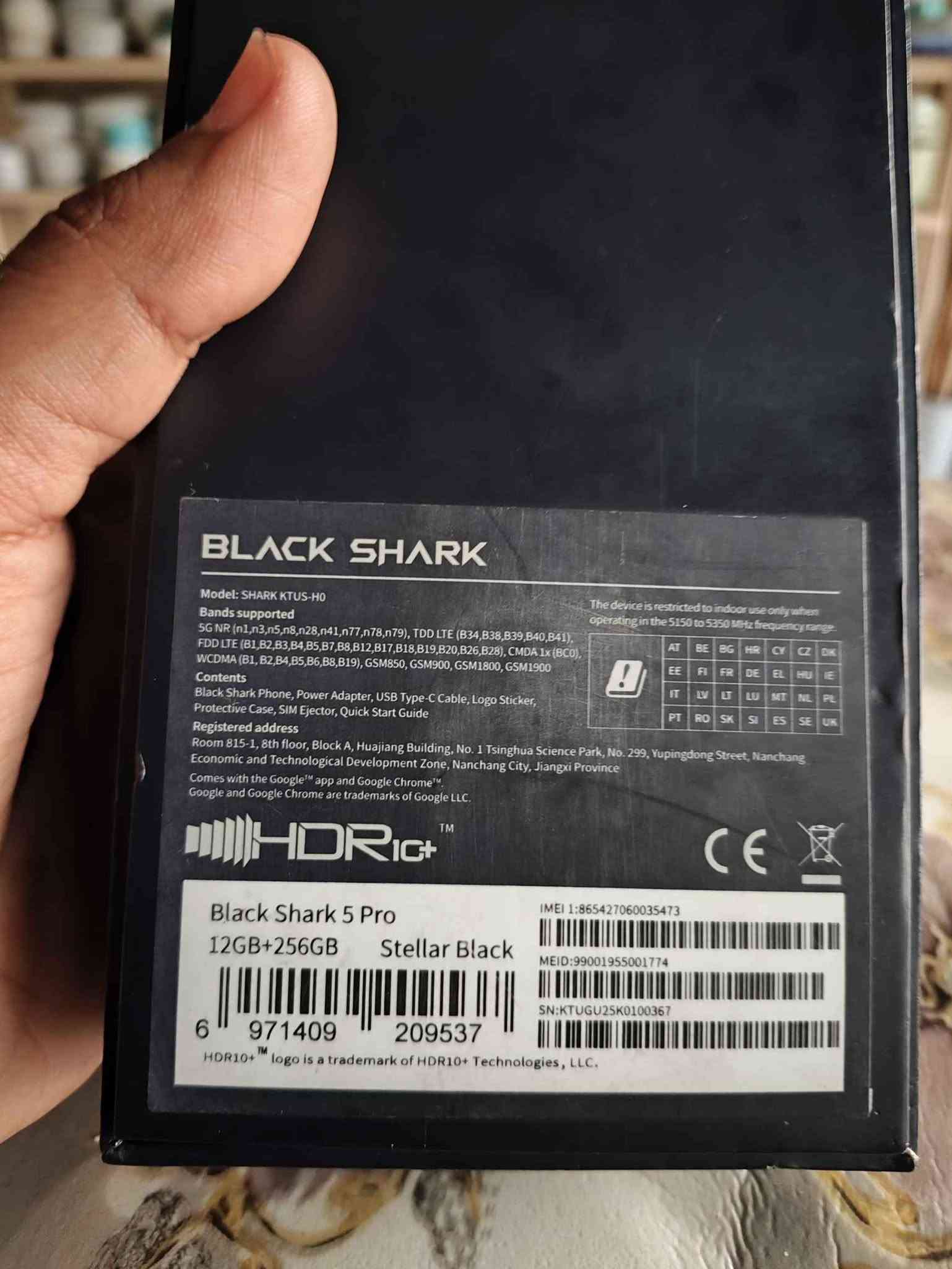 Balck shark 5 Pro
Global 
Kaml ashya 99 %100 xawen
Be kesha
Nakrawa
Shasha 144Hz
PUBG 90FBS
256GB  &Ram 12 GB
Nrxib 445 hazaru majali tyaya
Lakarkukm gayandn haya bo hamu shwene

*********** 
........
بلاك شارك 5 برو
نشخة عالمية دبل سيم
رام١٢
ذاكرة٢٥٦
مكفول من كل شي
شاشة١٤٤هيرتز
بوبجي ٩٠
كامل ملحقات وبنضافة٩٩ بالمية
سعره ٤٤٥ الف وبي مجال بسيط
مكاني كركوك توصيل متوفر لكل محافضات
*********** كركوك, العراق
