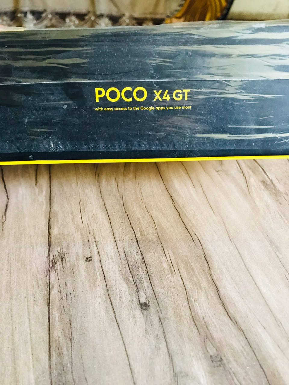 سلام عليكم.
جهاز POCO X4 GT كفالة عامة معة كارتونة او شاحنة الصلي الجهاز جديد كلش نضافة 100% 
النتصال علة الرقم :***********
