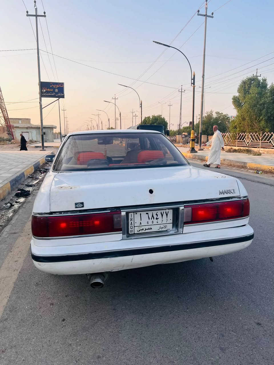 السلام عليكم
مارك شطح لبيع ب30 وبيه مجال 

تحويل مباشر

مكفوله عيب شرعي ونقل وكص وضربه وصبغ 

بيه بكانت صبغ تكحيل 

سياره كلش نضيفه 

مكينه وكير ونجي بالكارتون شرط 

حداديه تخم تاير جدد دواخل جدد 

مكاني ناصريه قلعه سكر 

السعر 30 قفل

***********
