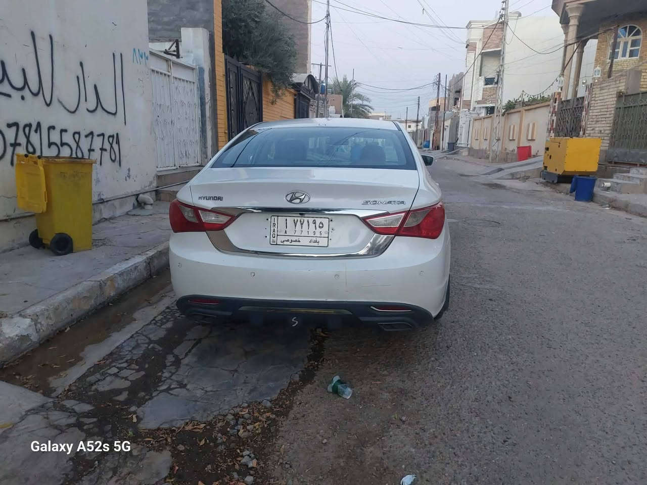 سلام عليكم سوناتا موديل 11 خليجي رقم بغداد تحويل مباشر  ثاني يوم بيها قطعتين تبديل بلادي وباب السايق صبغ  وبيها دبلات تعبانات اليحب يتصل على رقم *********** سعر 105 وبيه مجال لشراي
