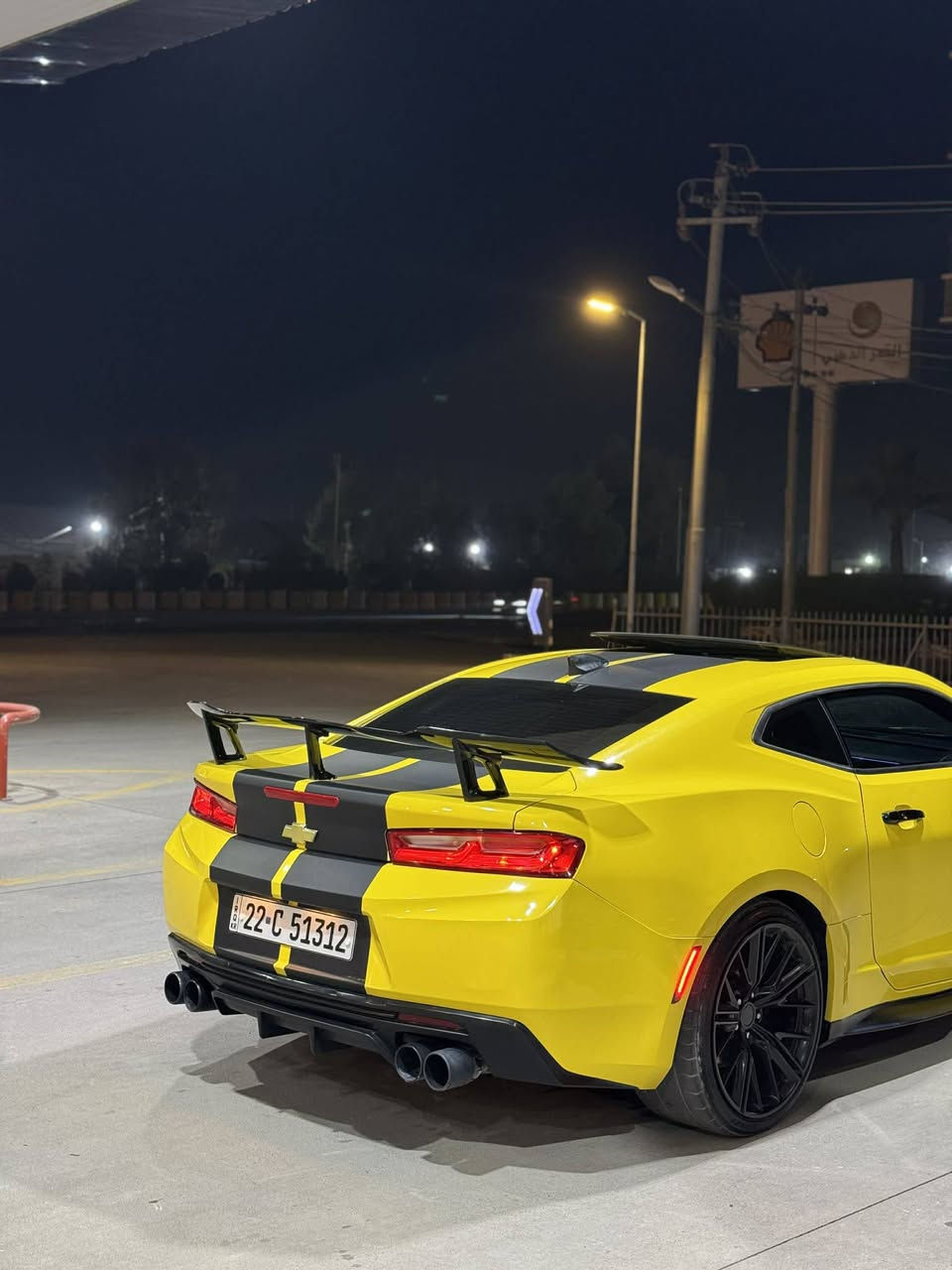 بسم الله الرحمن الرحيم
شيفروليه كمارو RS (Rally Sport) 2016

السيارة 1-Limited
2- لون ليموني اصفر مميز / اصل 
3- سنوية مجددة 2031 
4- هزة جديدة 
5- رقم اربيل الدولي 
6- فتحة سقف
7- تحكمات ستيرن جهتين
8- شفتات سبورت
9- شاشة 
10- كامرة دوارة 
11- حساسات
12- الكشنات كهرباء 
13- مثبت سرعة 
14- لايت زراعة نهار مسوي بسعر 450$ 
15- سستم صوت جديد 
16- اطارات جديده صار اسبوع من شديتهم 
17- لد داخلي 
18- ماشية 120 كيلو 
19- وضعيات القيادة ثلاثه 
20- تشغيل عن بعد 

كير محرك كفالة حادثة مقدمه الجاملغات الامية وطرف البنيد اعتذر عدم وجود صور الحادث ادزلك رقم الشاصي وشوفهم . والي ميعجبه السعر هوايه اكو بالسوك ان شاء تاخذ الاحسن لكن كل سيارة ونظافته .
ربي يرزق الجميع ويحفظكم ربي 

السعر 115$ 
مكان السيارة #ميسان
*********** متواجد واتساب
