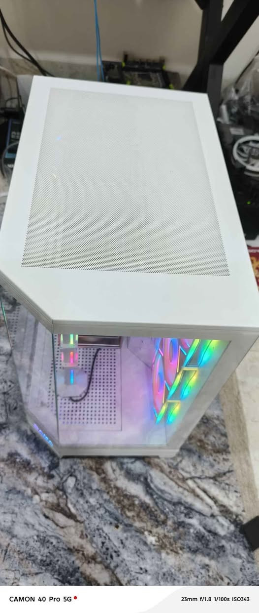 سلام عليكم
Nrx 1190$

GPU: AMDRX 6900XT 16GB X3 FAN XFX
CPU: AMD R7 7700 8CORE 16THREAD
RAM: (1×16) 16GB DDR5 4800MHZ CRUCIAL
HARD: NVME 512GB GEN4 WD (NEW) 
MB: B650M GAMING PIUS (NEW) 
POWER SUPPLY: 750W 80PLUS ROCKET RGB 
COLER: LIQUID COLER X3 FAN RGB 
CASE: SAMA FULL TOWER FULL ATX أربيل, العراق
