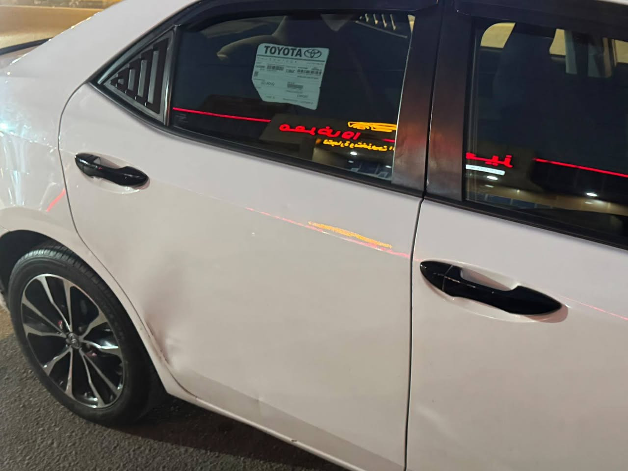 كورلا موديل 18 وارد امريكي ضرر جنطة فقط
رقم بغداد كير ومحرك كفالة
تخم تاير جديد مواصفات LE
السعر المطلوب 130 
***********
