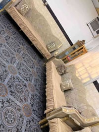 قنفات تركيه • مستعمله • كرسي حلاقة أبيض