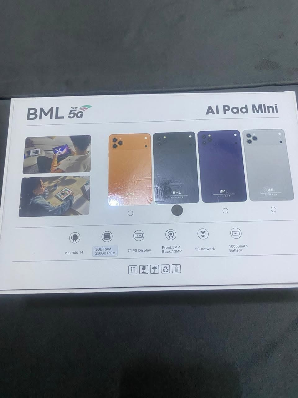 ايباد  BMLابو قلم ذاكره 256 مع ملحقاته قلم وساعه السعر 125 وات ساب ***********

