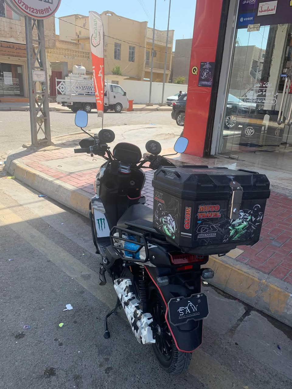 سلام عليكم دراجه أباجي فول مواصفات عل فحص بطاريات مسطره السعر مليون و150مكاني فلوجه ***********

