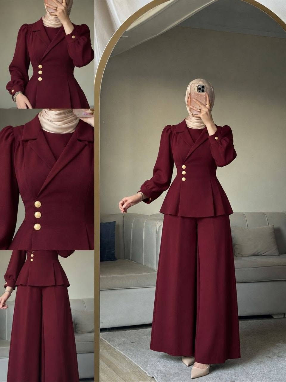 طقم قطعتين 
اتلبس 38 40 42 44 46 48
يوجد توصيل لجميع محافظات العراق 
للحجز والاستفسار ***********
