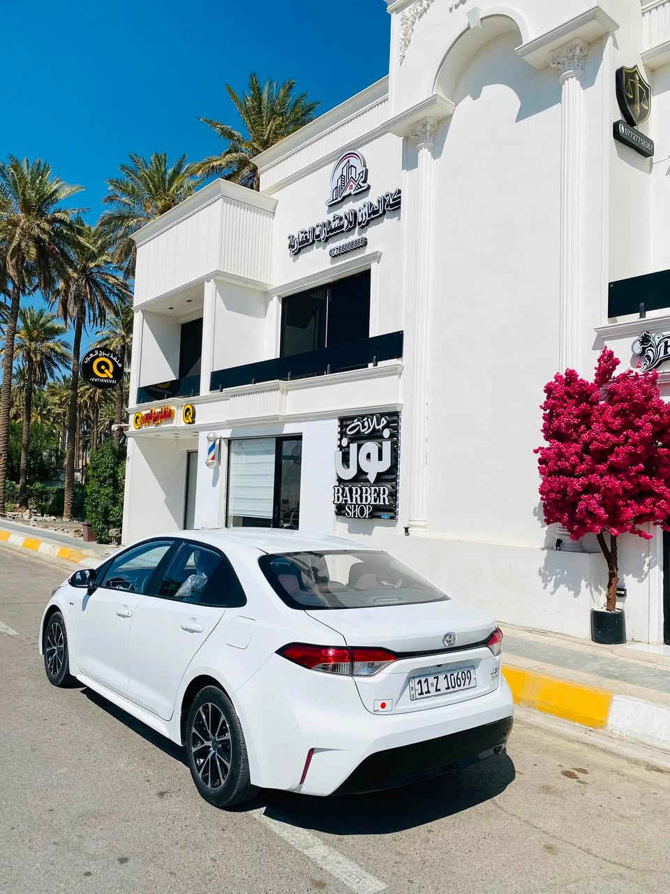 السلام عليكم
للبيع كورلا  2025 هايبرد  رقم بغداد  فول مواصفات 1/1
السيارة مكفولة كفالة عامة من الصبغ والبارد والتبديل 
بصمة ودخول ذكي
فتحة سقف سلايد
رادار وتحديد مسار
كشنات مخمل داخل اسود
جام كهرباء اوتو
فول سستم ايرباك 10 ايرباك
محرك 1800 هايبرد
ماشية 35 الف كيلو
اضائة LED بالكامل 
ويل كب و هاند بريك كهربائي مع اوتو هولد
تحكم ستيرن كامل كروز سرعة 
شاشة كبيرة ابل كار بلي مع كاميرا خلفية اصلية
العدة والسبير والكتلوكات مالاتها مانازلات من الصندوق بعدهن على حطة الشركة
حساس ضغط الاطارات
مكاني - ديالى - بعقوبة 
السعر 156 وبيه مجال للطيبين 
الاستفسار ***********
