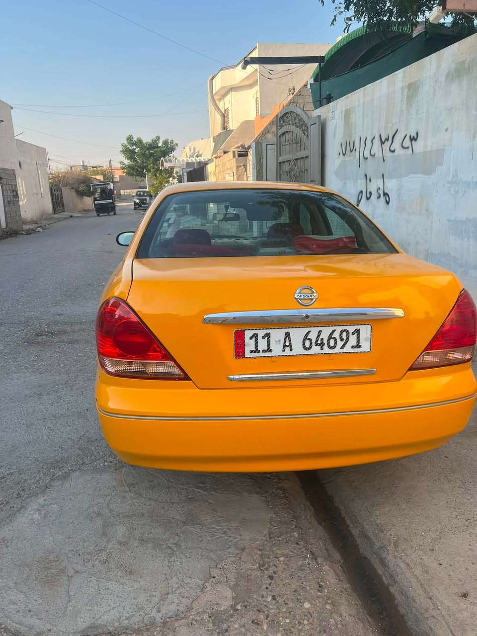 السلام عليكم نيسان سني للبيع موديل ٢٠٠٨ ياباني محرك ١٦ كير اوتوماتيك كير ومحرك شرط تبريد ثلج صدر جديد دوشمه جديده وعليها منظومة غاز ٨٠ لتر وبيها دفتر بانزين رقم بغداد رقم انكليزي جديد مصفره هيئه وغرامات السعر 77 وبيها مجال مكاني كركوك الفيلق
***********
