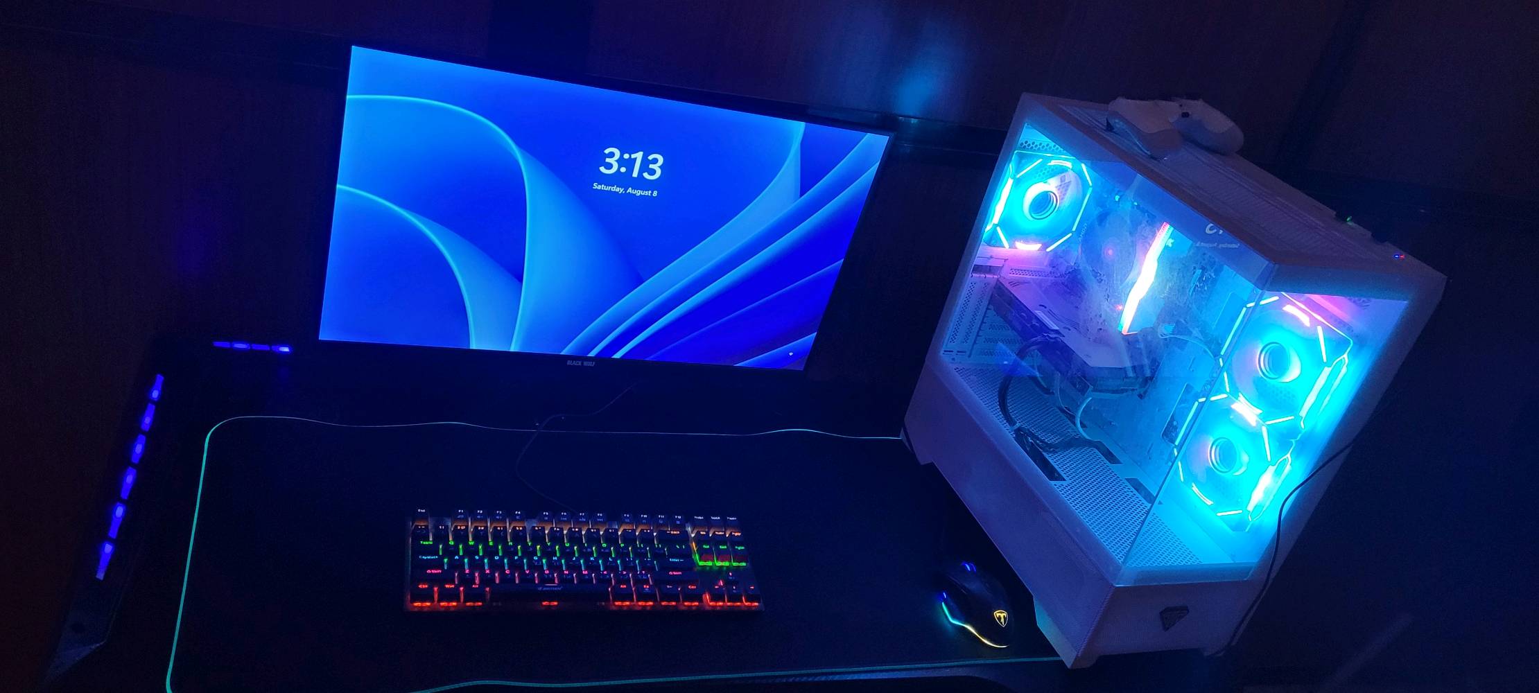 تجميعة كاملة للبيع
Ryzen 5 5500
B450M
RTX 3060 12GB 2Fan
RAM 16GB (2×8) 3600MHz RGB T-Force
M.2 NVMe 512GB
PSU 650W 80+ Bronze
Case 3Fan RGB
Black Wolf BW-27-FHD | شاشة ألعاب فلات 27 بوصة بتقنية IPS ومعدل تحديث 165Hz
تجميعة كامله للبيع