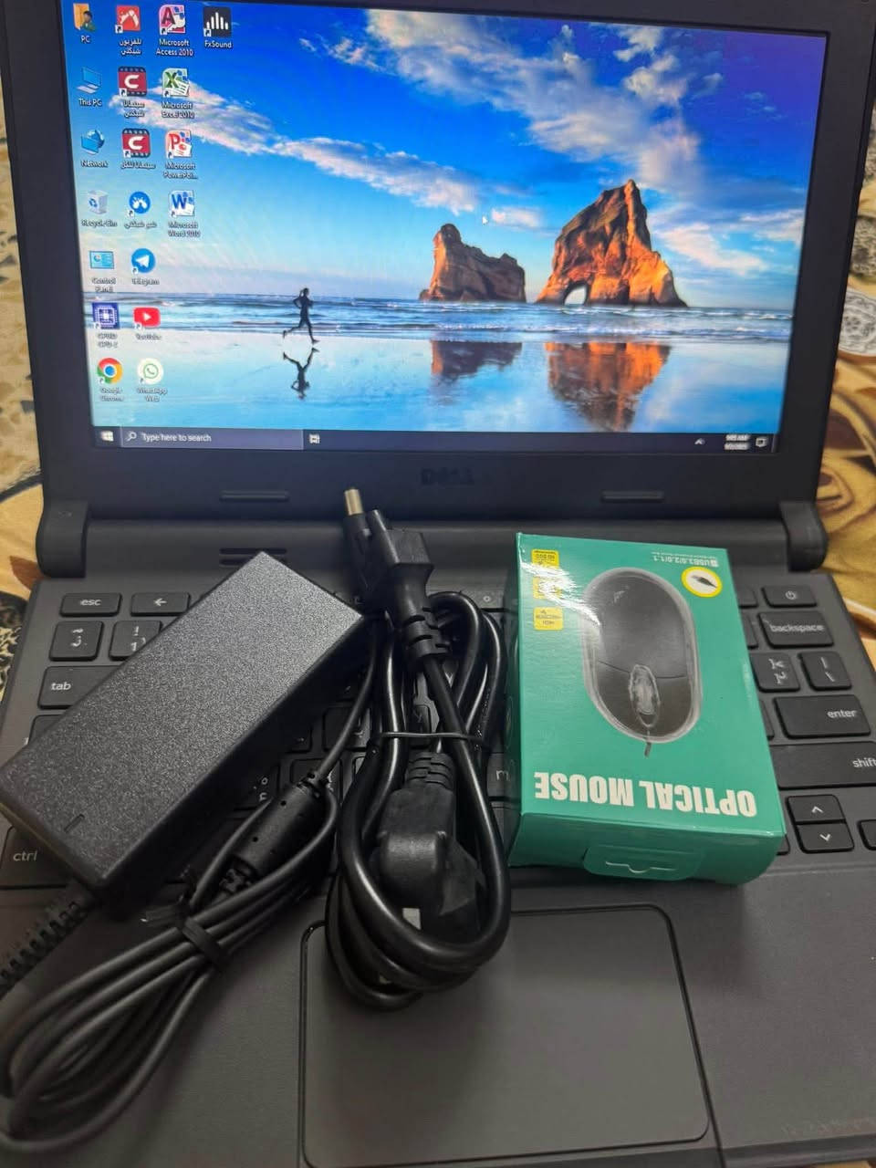 بمناسبة العودة الى المدارس و الجامعات
عرض خاص – لابتوب dell✨ مستعمل نظيف

متوفر قطعتين فقط

المواصفات 

✅ شاشة 14 إنج HD – حجم مثالي للطلاب والأطفال

✅ مناسب للتعليم الأونلاين + الألعاب الخفيفة + التصفح

✅ بطارية تدوم ساعات

✅ ضمان تشغيل

✅صوت عالي الجودة

✅ ويندوز 10 مع كافة برامج الطباعة المكتبية

مع هدية ماوس + شاحنة سعر 55 الف عنوان الموصل 

تواصل خاص
***********
