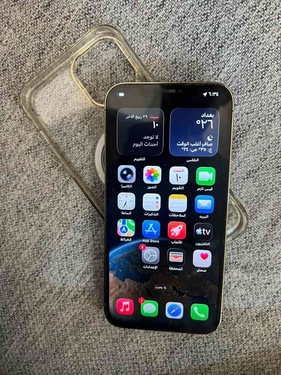 آيفون ١٢ برو ماكس • ٢٥٦ • شاشة وبطارية مستبدلة