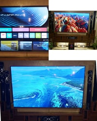 شاشه LG الوكاله حصرا حجم ٨٦ فول مواصفات استخدام شهرين مع الكارتون وسيس...