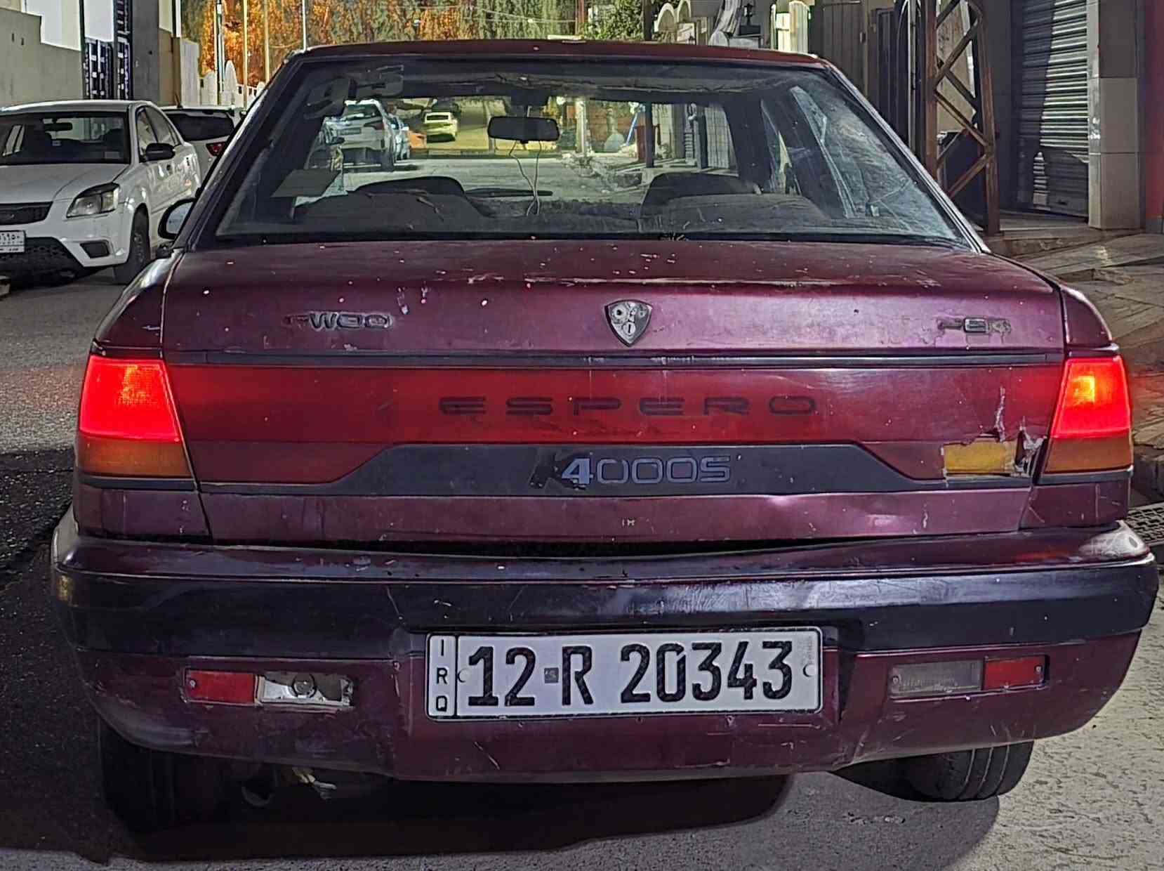 البيع مستعجل سعر 16 وبيها مجال السياره نظيفه
السلام عليكم للبيع دايو اسبيرو موديل ٩٥رقم مسطرة شرط تحويل كابون الالكتروني بيها محرك وكير فكترا ١٨ بور محرك وكير نظيف طخم تاير نظيف ويل كب جام كهرباء سعرها ١٦ وبيها مجال للتواصل 
***********
***********
