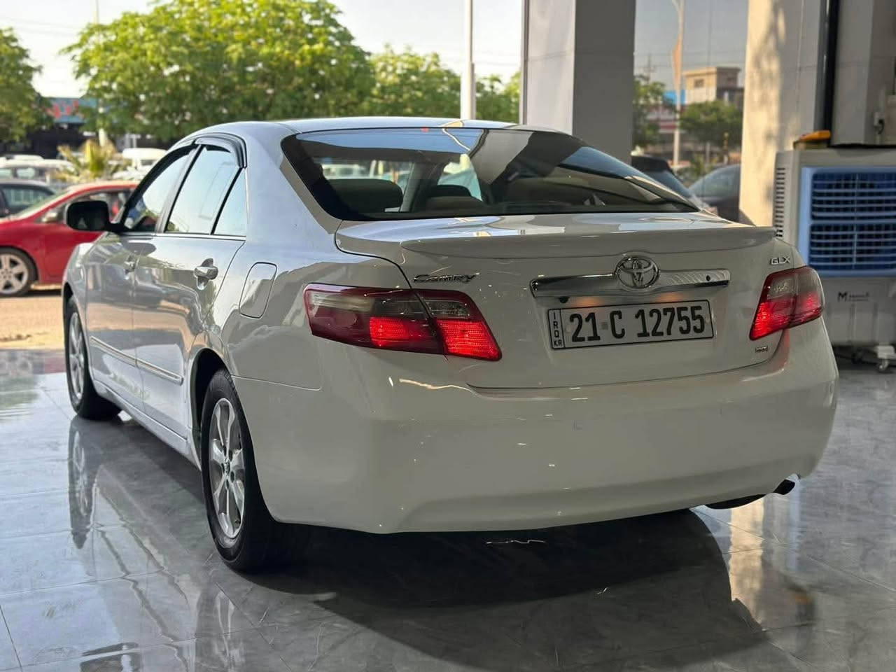 تويوتا كامري خليجي GLX
موديل : 2008 
العداد : 241  الف كيلو متر
السعر : 126 بي مجال
سيارة بدون صبغ  
المواصفات :
_ كشن كهربائي
_ برده خلفيه كهربائي 
_ تبريد قطعتين
_ فول تحكم ستيرن كروس سرعة
_ شاشة و كامرة خلفية 
_ حساسات خلفية
_داخل صاج كامل
_ فول زينون
_ 5 ويل كروم
هزة فحص سنويه ورقم جديد بي كابون بنزين
رقم سليمانية : شرط التحويل والغرامات 
معرض شركة سلام جلال فرع كركوك
للاستفسار : ***********
