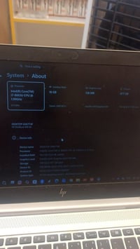 HP • كور i7 جيل٨ • رام ١٦