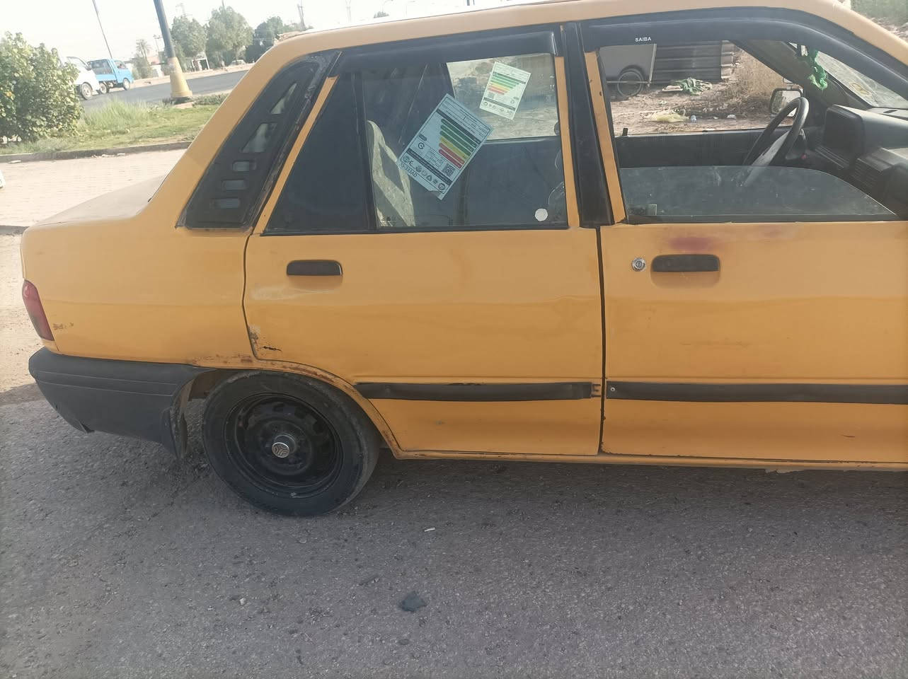 سايبا للبيع محرك وكير كفالة حداديه هسه مشتغله كشر حلو كبل للشارع تشتغل على باب الله ترايك وين ما تريد السعر 10 اوراق راعي ما اندله مكفوله سرقة وعشاير 

***********
