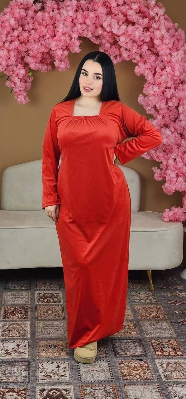 دشداشة • مخمل ثقيل • مقاسات L XL XXL