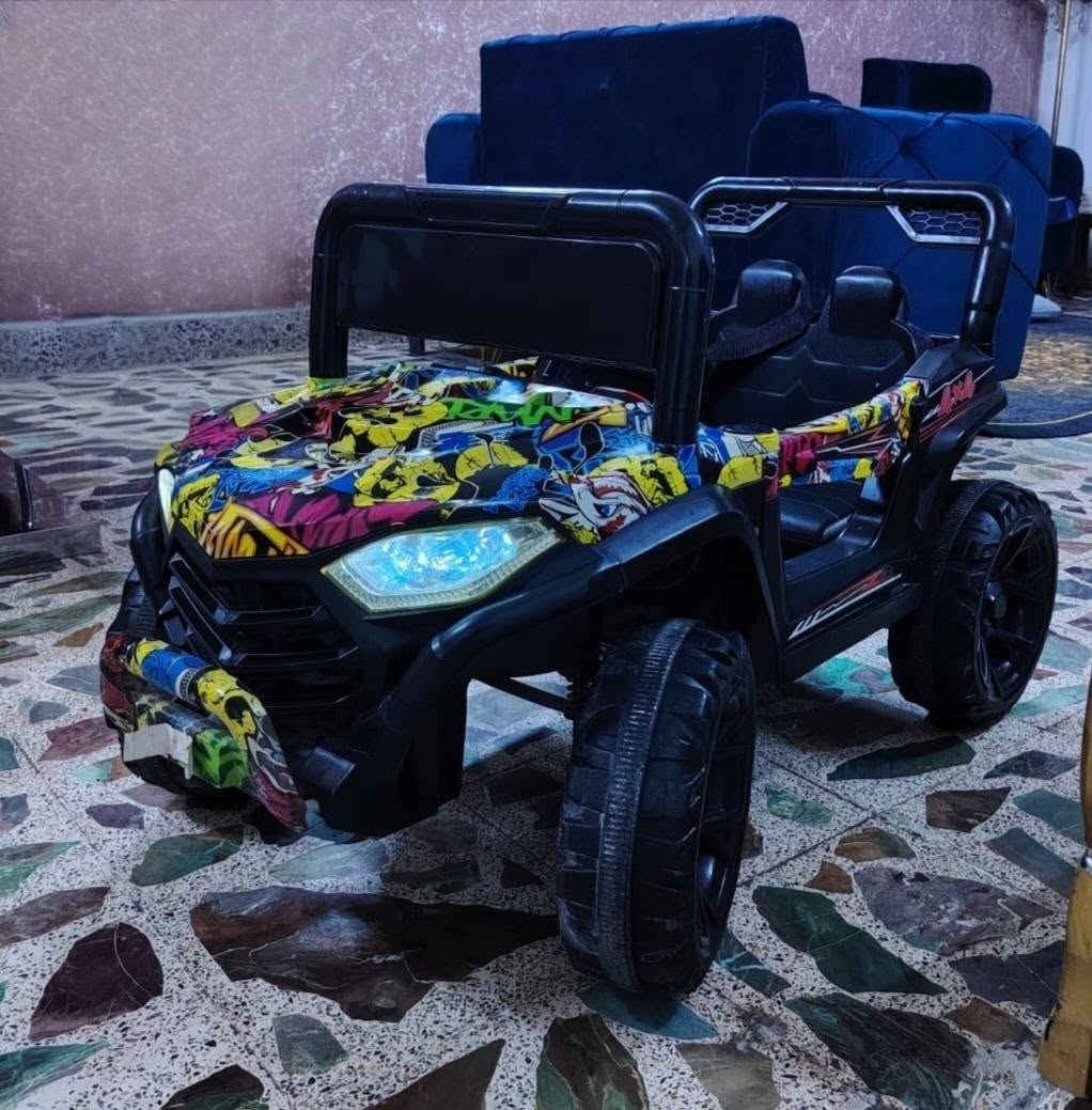 للبيع سيارة أطفال شحن نضيف كلش  السعر 90 المكان حي الجهاد واتساب ***********
