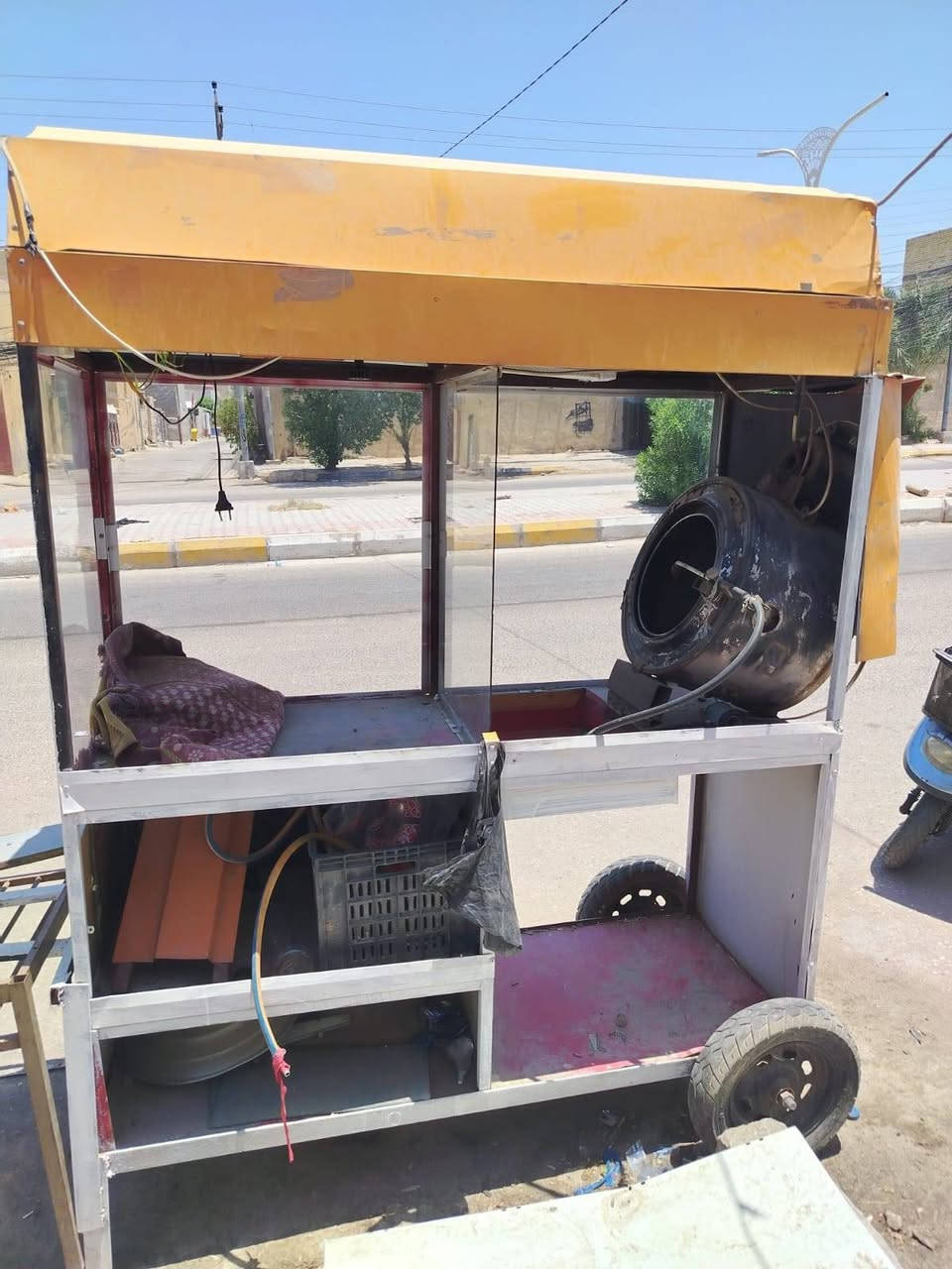 مكينه حب وشاميه كربلاء حي العامل *********** لبيع ماطور شغال السعر 200 وبي مجال
