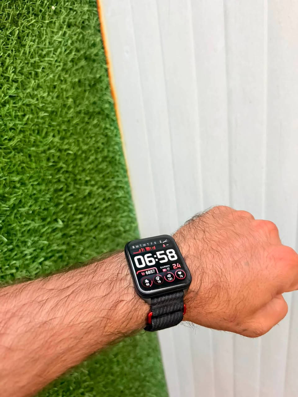 الاصدار الاول والحديث ساعة Garmin Venu x1 sapphire AMOLED Titanium مستخدم 2 اسبوع مشحون مرة واحدة 
كامل ملحقات مع الضمان سنة السعر 875 الف 
⛔️ ملاحظة سعر الجديد 1 مليون و85 الف دينار عراقي 
للحجز واتساب فقط *********** 
#garmin #VenuX1 #ساعة_ذكية #ساعة_مربعة
#ساعات_كارمن

