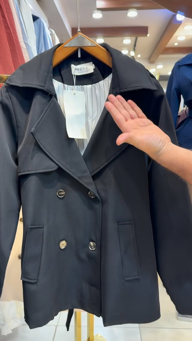 ترانشكوت نسائي • خامة أصلية • مقاسات L/XL/XXL