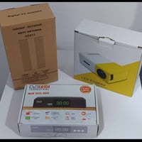 ميني بروجكتر • ريسيفر DVB-T2 • أنتينا 4K