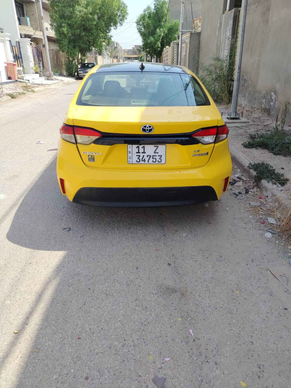 السلام عليكم كورلا هايبرد٢٣ خصوصي وارد أمريكي حادثه بابين وجاملغ يسره سياره مابيهه نقص مصبوغه صفره السعر  ١٣٩... للاتصال ***********

