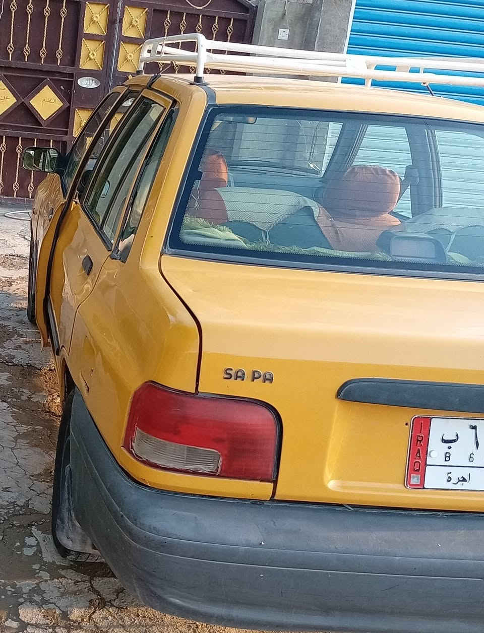 السلام عليكم سايبا ٢٠١٢ للبيع
شواصي مكفوله على وضع الشركه
الكير مكفول
المشط مكفول
كهربائيات شغاله
المحرك يبخر
مصبوغه عام
الصدر جديد 
التايرات نص عمر
غرمات وهيئه عليه اني اتحملهن
تحويل ثاني يوم
السعر١٩ وبي مجال 
العنوان بغداد التاجي منطقه سبع البور
*********** متوفر واتساب

