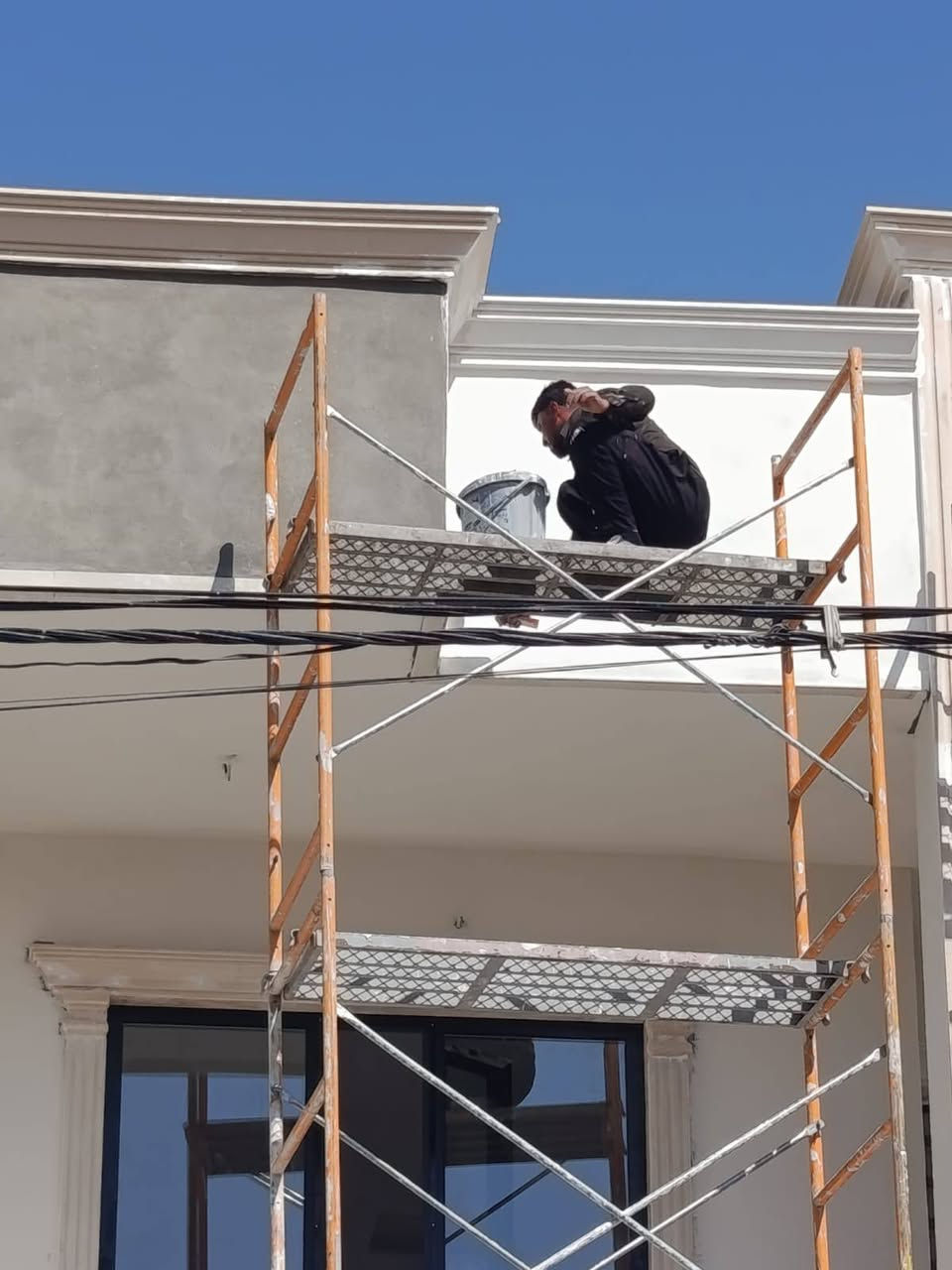 #عملي في حي الشهداء 
🔺مستعدون لتغليف واجهيات البيوت بالفوم  حسب طلب الزبون
🔺 مستعدون لجميع انواع الاصباغ والديكورات
صبغ الواجهات🔺 والابواب🔺 والشبابيك🔻 وداخل البيت🔺
العنوان : عمل كافه المناطق
🔺الاسعار مناسبه 🔥
🔺اوس موبايل*********** 
إشارة إلى الأصدقاء 󱢏 
Techer Ali تستاهل كل خير بيت الهنه ان شاء الله
