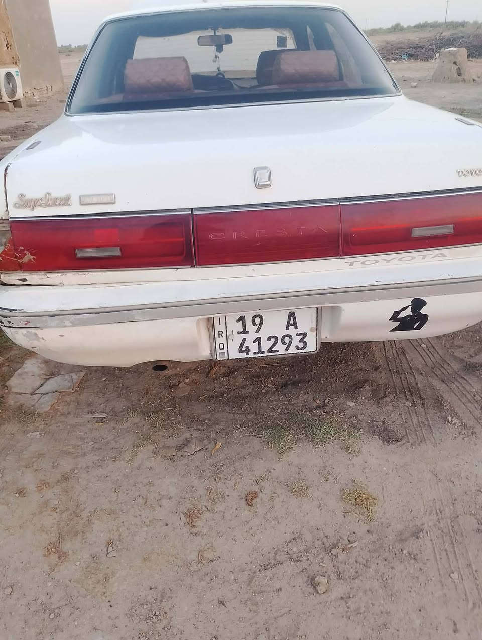 سلام عليكم
 سياره للبيع كرسته كربلاء مكفوله كفاله عامه من ضربه وصبغ وسياره اصوليه ومداوره مباشر 
سنويه سنه 2030تسقط ورقم انكليزي وگير ومكينه مكفولات وتخم تاير  وحداديه مكفوله 
السعر 46وبيه مجال 
رقم ***********
المكان النصر
