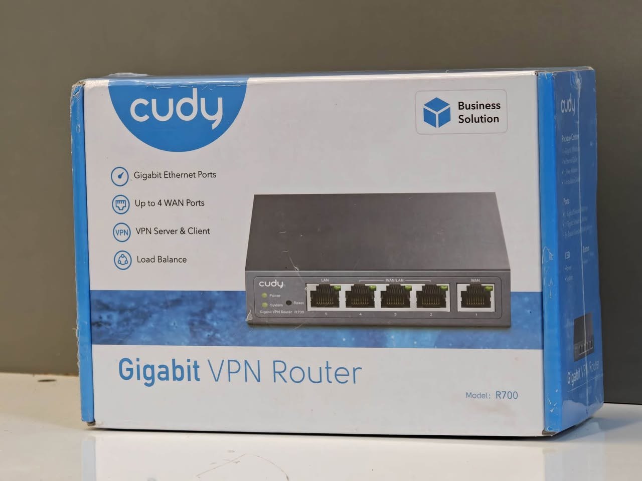 Cudy R700 load palance

توفررر بسعر مناسب جديد 
 
للحجز والاستفسار واتساب *********** او مراسلة الخاص
كذلك متوفر كافة مواد واجهزة  الانترنيت كذلك متوفر كافة مواد واجهزة  الانترنيت

نص مكتوب في الصور:
- cudy BUSINESS SOLUTION R700 Gigabit VPN Router STABLE | SECURE | SMART NETWORK 5 Gigabit Ethernet Ports Up to 4 WAN Ports VPN Server & Client Load Balance Link Backup IPv4 / IPv6 PPPoE / Static IP