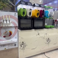 ماكينة بوظة ايطالية • جهاز شربات • طاولة