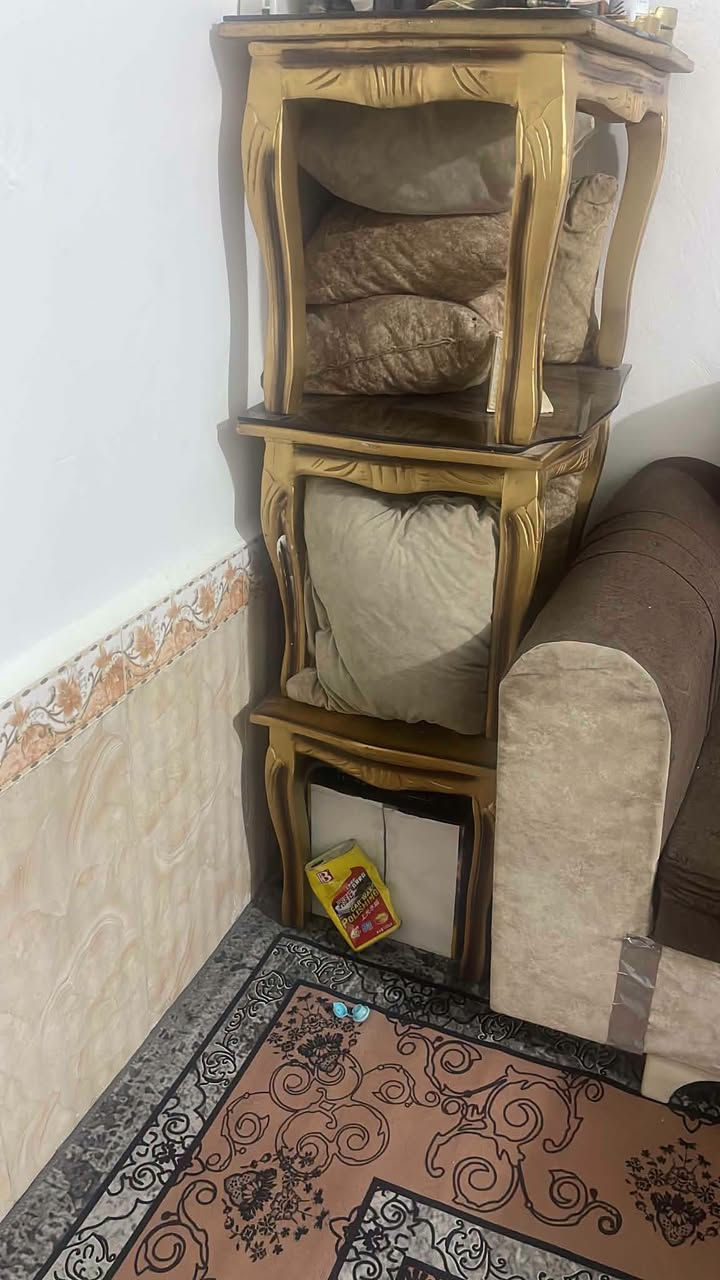 طبلات خشب ثقيل • واحد كبير • ٤ وسط