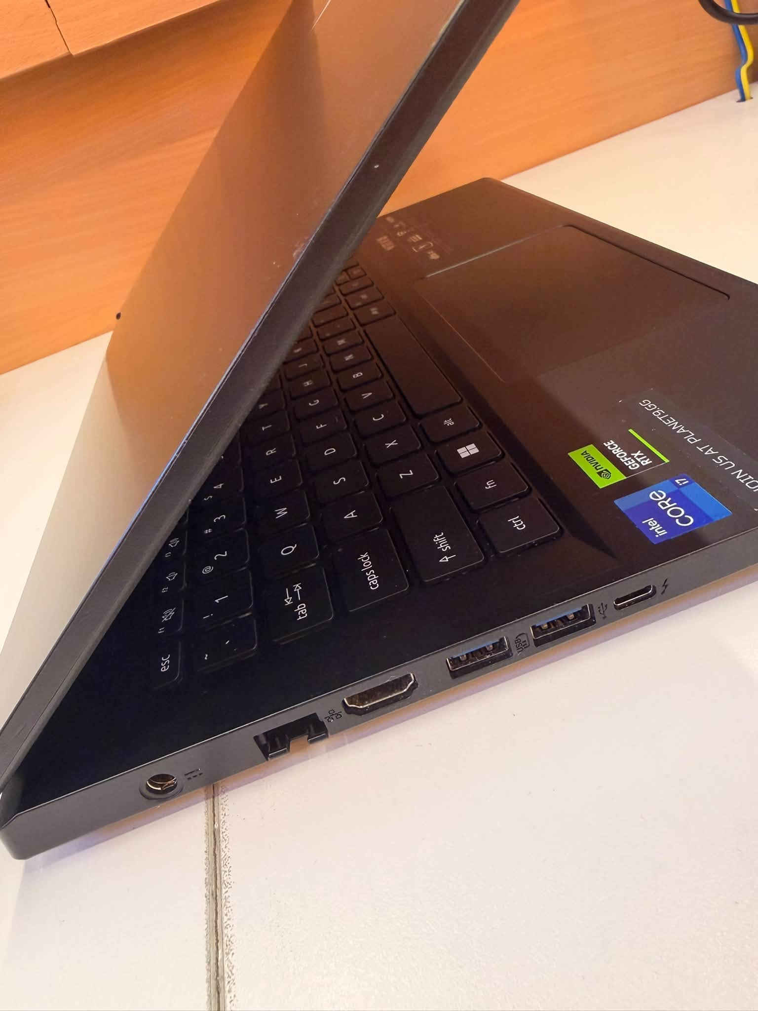 Acer Nitro V15 
لابتوب كيمنك نظافة ١٠٠٪؜ 
Cpu: core i7 13620H
RAM: 16G DDR5 5200
SSD: NVMe 512G 
GPU: RTX 4060 8G VRam 

نظافة ١٠٠٪؜ استخدامي بسيط الها بدون العاب 
مكاني بغداد 
***********

نص مكتوب في الصور:
- Task Manager
- Performance
- CPU
- 2% 3.00 GHz
- Memory
- 5.0/15.7 GB (32%)
- Disk 0 (C:)
- SSD (NVMe)
- 5%
- GPU 0
- Intel(R) UHD Graphics
- 0% N/A
- GPU 1
- NVIDIA GeForce RTX...
- 0% (41 °C)
- % Utilization
- 13th Gen Intel(R) Core(TM) i7-13620H
- 100%
- Percentage of time the disk is
- processing read or write requests
- 60 seconds
- Utilization
- 2%
- Speed
- 3.00 GHz
- Base speed:
- Sockets:
- Cores:
- Logical processors:
- Virtualization:
- L1 cache:
- L2 cache:
- L3 cache:
- 2.40 GHz
- 1
- 10
- 16
- Enabled
- 864 KB
- 9.5 MB
- 24.0 MB
- Processes
- 187
- Threads
- 3322
- Handles
- 87173
- Up time
- 0:00:00:48
- Run new task
- Search
- Task Manager Performance Run new task CPU 0% 2.66 GHz Memory 5.0/15.7 GB (32%) Disk 0 (C:) SSD (NVMe) 0% GPU 0 Intel(R) UHD Graphics 0% N/A GPU 1 NVIDIA GeForce RTX... 0% (41 °C) Disk 0 (C:) NVMe WD PC SN740 SDDQNQD-512G-1014 Active time 100% 60 seconds Disk transfer rate 60 seconds Active time 0% Average response time 1.3 ms Read speed 16.3 KB/s Write speed 36.7 KB/s Capacity 477 GB Formatted 477 GB System disk Yes Page file Yes Type SSD (NVMe) Search
- Task Manager Performance Run new task CPU 1% 3.25 GHz Memory 5.0/15.7 GB (32%) Disk 0 (C:) SSD (NVMe) 0% GPU 0 Intel(R) UHD Graphics 0% N/A GPU 1 NVIDIA GeForce RTX... 0% (41 °C) GPU NVIDIA GeForce RTX 4060 Laptop GPU 3D 0% Copy 0% Video Encode 0% Video Decode 0% Dedicated GPU memory 8.0 GB Shared GPU memory 7.9 GB Utilization Dedicated GPU memory Driver version: Search
- NET9.GG