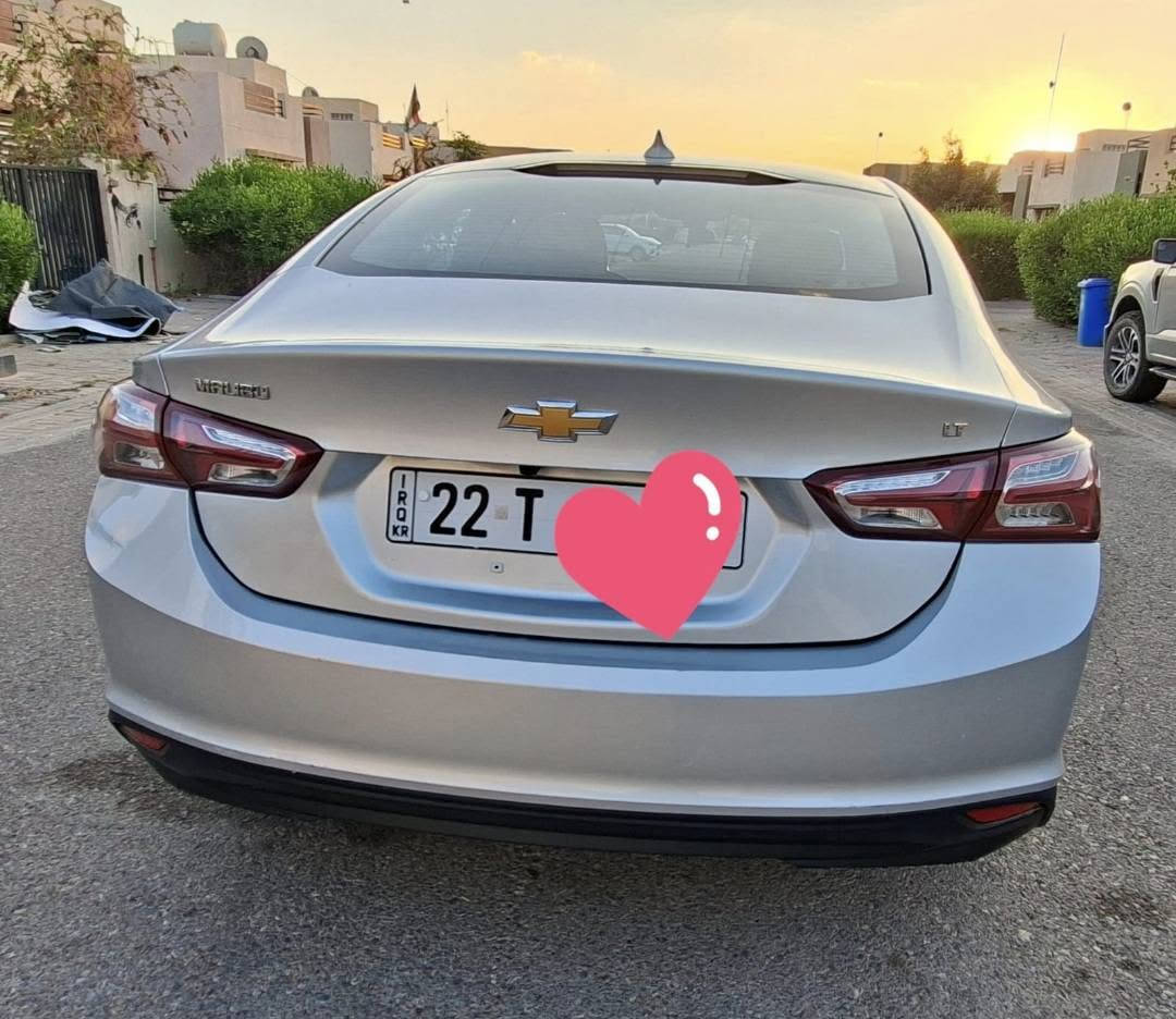 ماليبو موديل 2022 LT سلفر رقم اربيل 
بدون صبغ فقط دعامية امامية كما موضح بالصور 
موقع اربيل 
السعر ١٠٨ ومجال للطيبين 
سيارة جاهزة هزة جديد وسنوية جديد وفحص جديد 
***********
ترهم مراوس بسيارة اعلى أربيل, العراق
