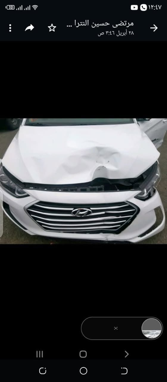 السلام عليكم النترا 2018 وراد أمريكي حادث مرافق مع صور رقم ميسان بسمي مكينه ٢٠٠٠دوش سيارة جاهزه مابيه نقص السعر ١٠٠ وبيه مجال ***********
*********** مكان السيارة العمارة

نص مكتوب في الصور:
- ......
- مرتضى حسين النترا 2018
- ٥ صور • ٢٨ أبريل ٢٠٢٢
- ٣:٤٦ ص
- مرتضى حسين النترا ...
- ٢٨ أبريل ٣:٤٦ ص