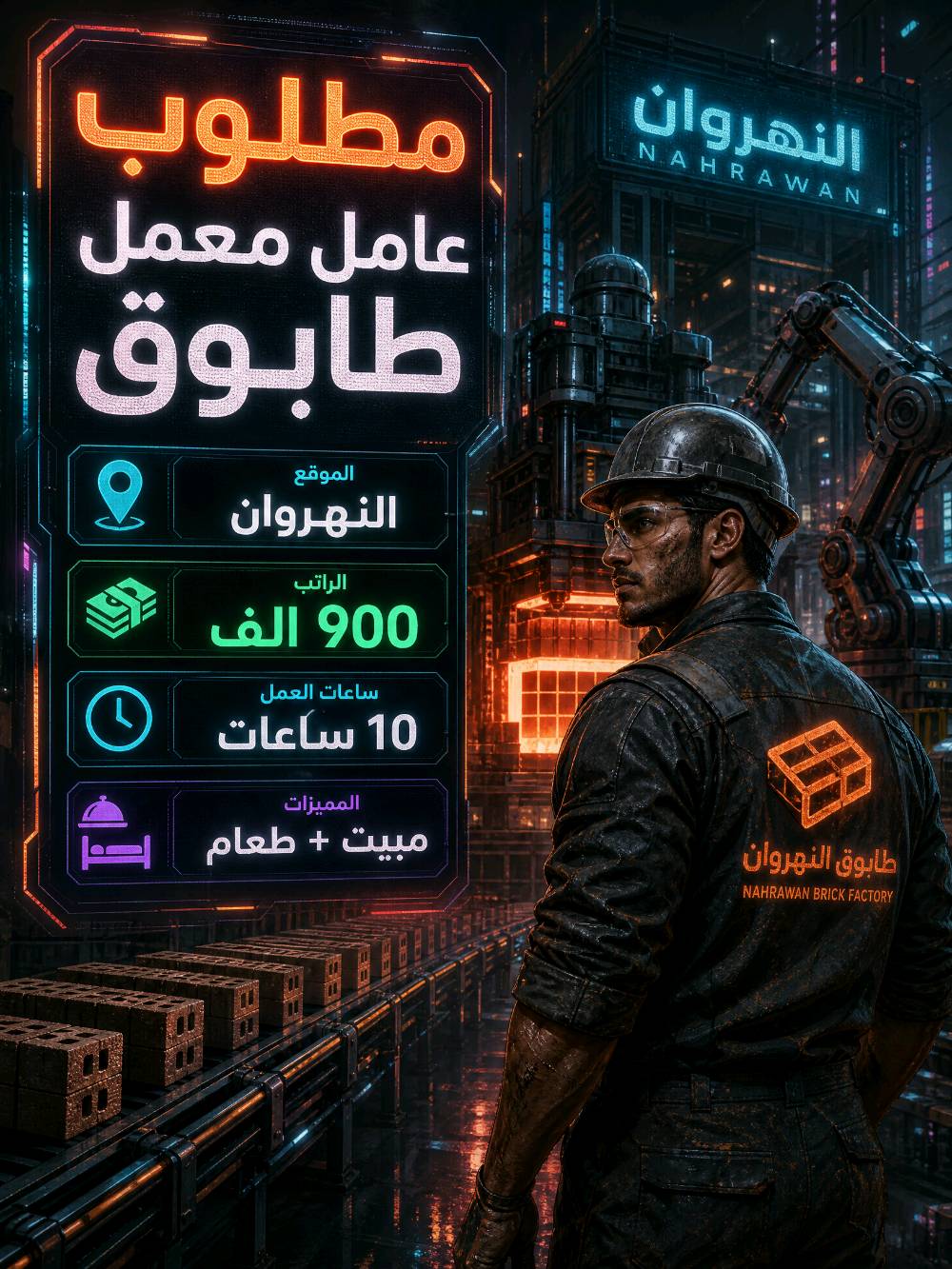 💫 بوابتك إلى غدٍ أفضل
نجمع لك فرص عمل متنوعة في مكان واحد، لنختصر عليك الطريق ونوصلك إلى ما يناسب طموحك. تواصل معنا، ودعنا نأخذك إلى حيث تنتمي مهاراتك 💙📲
للاستفسار على الرقم *********** واتساب