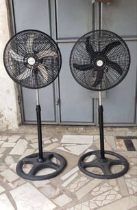 وصول وجبة مراوح عامودي كارتون بي قطعتين مراوح بسعر 60 الف شامل التوصيل...