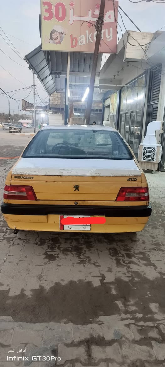 سياره بيجو 405 لميس موديل 13 رقم نجف مشروع وطني سنويه لل 29 بأسمي  نضيفه تخبل رقم هاتف *********** النجف, العراق
