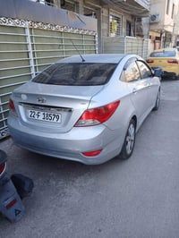 اكسنت خليجي  ماشيه 102 الف كيلو  جديد سياره كامل موديل 2014 كير مكينه ...