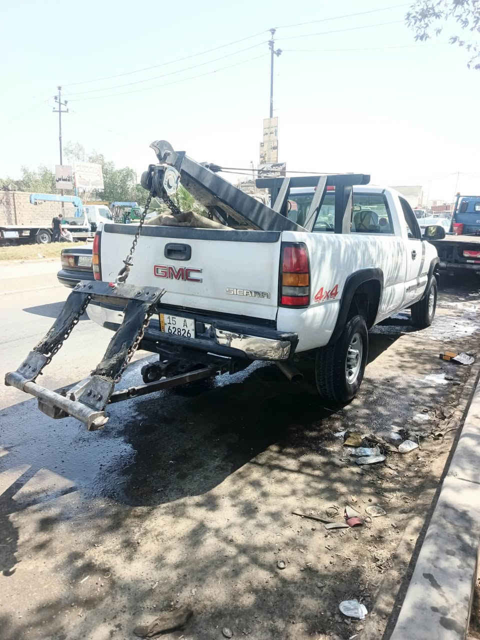 سلام عليكم للبيع جي ام سي مديل 2003 سياره خير من الله تبريد شغال تخم تايرات برج ستون حداديه صدر جديده سياره ما ناقصه شي كبل للعمل مكاني بغداد ***********
