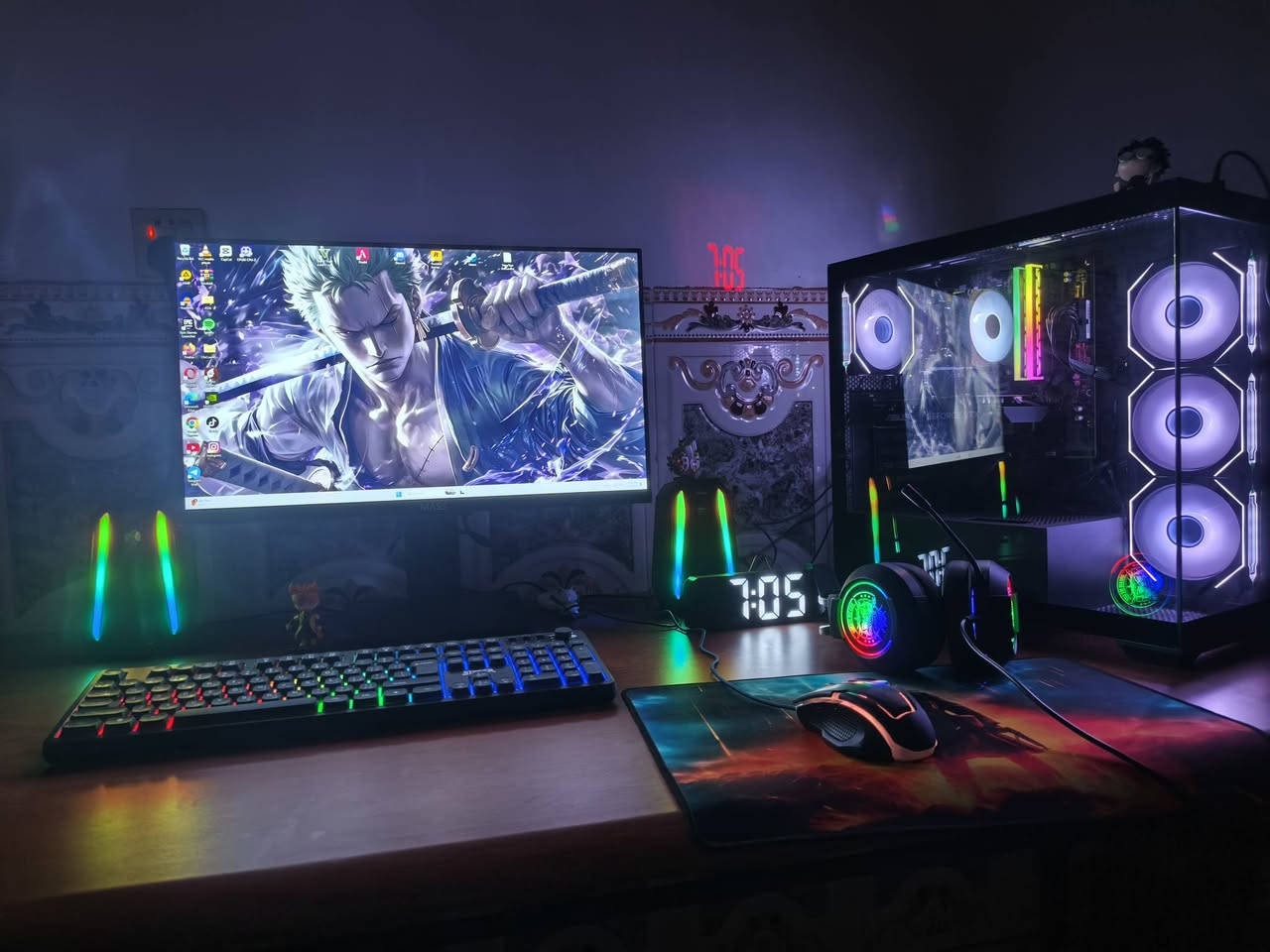 سلام عليكم
كيس مع تجميعه كامله مكمله گبل تشد و تلعب
مواصفات الكيس👇👇👇
CPU: Ryzen 7 AMD 5700X
GPU: RTX 3050 Nvidia 6GB
RAM: 16GB DDR4 (2X8) 3200 RGB
Motherboard: M.B B550
Storage: 1TP M.2 NVMe
PSU: 600W Bronze
Case: Sama SV.1 (Black)
Cooler: AG400
مع شاشه حجم ٢٤ -١٨٠ هرتز
مع كيبورد كيمنك RGP🪩
مع ماوس كيمنك RGP🪩
مع يو بي اس ربط شاشه و كيس يبقه ٢٠ دقيقه
مع ماوس بادات ٣ واحد كبير و ٢ صغير
مع سماعات سبيكر ٢ RGP🪩
مع سماعات محيطيه RGP 🪩
مع واير ايثرلنك ربط مباشر من الراوتر الى الكيس
مع ميز حجم كبير و يطبگ
مع كامره بث و ديسكورد و جميع المنصات فول HD  
و حساب ستيم و لعبه فايف ام هديه مني للاخذه 
و تاخذوه من گلب صافي وعلي و ضمان سنه مني للياخذ بعد شتردون 
و مال واحد معوز وعلي سعررررر💲💲💲💲
مليون و 100 
و الى تلكون هيج سعر شتردون خسار وعلي
تواصل على كلشي ارد رقم  ***********
