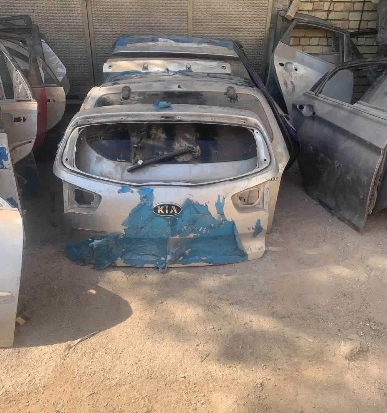 السلام عليكم 
قطع غيار كيا وهونداي🚗 🇰🇷
سوناتا. اكسنت . النترا. اكسنت . سنتافي. توسان 
موهافي . ريو . سيراتو . فورتي .سبورتج  
و جميع انواع الموديلات 
1. بوب🚙🚗
2.جاملغ امامي🚕
3. ظهر خلفي انواع السيارات
4.شباك ماسحه
5. بك لايت🚌🚖 
6.لايت امامي
7.دعاميه 🚘
8. بدنه اماميه 
9.درع محرك + بطانين امامي+ بطاين خلفي + واقيه طين 
10.ماستكه امامي + خلفي
11. راديتر كامله اصلي شركه
12. حداديه صدر جميع انواع سيارات
13. تحتاج سمكره صبغ تطبيك بوب جاملغات تصليح دعاميات كلشي متوفر 
متواجد كل ايام الاسبوع ماعده يوم الجمعه
من ساعه 9 صباحآ الى 5 مساءآ
واتساب *********** بغداد/ الشيخ عمر شارع الثالث

