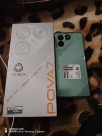TECNO POVA 7 Ultra 5Gذاكرة 256 عشوائية 8 كامل الملحقات شاحن 70  واط بب...
