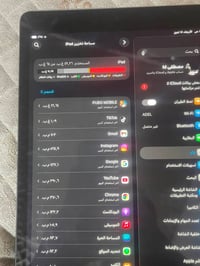 ايباد 9 للبيع فقط ذاكره 64 الجهاز ممفتح وكلشي ممبدل بي بي عواج خفيف من...