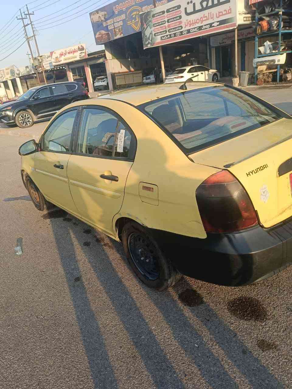اكسنت 2007 كوري
هيئه غرامات تاخذ صافي كير محرك تبريد منضومه غاز 
شرط  الضرر مالها طخه خفيفه من وره ماواصل الحوض  تبين گدام العين  السعر اتصل عل رقم ***********
مكلف بل نشر
