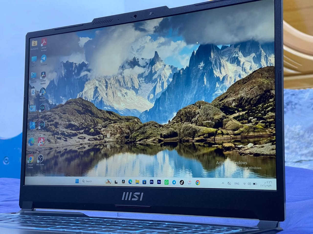 لابتوب للبيع 
المواصفات ادناه :
Msi Cyborg 15 A13V
Cpu Cor i7 13700H
Ram 16G
Hard 512 ssd
VGA RTX 4050 6G
السعر ويه سعر السوك وحسب السوك حاليا مليون و ٢٠٠ واني رايده بأقل…
للاستفسار اكثر: ***********
