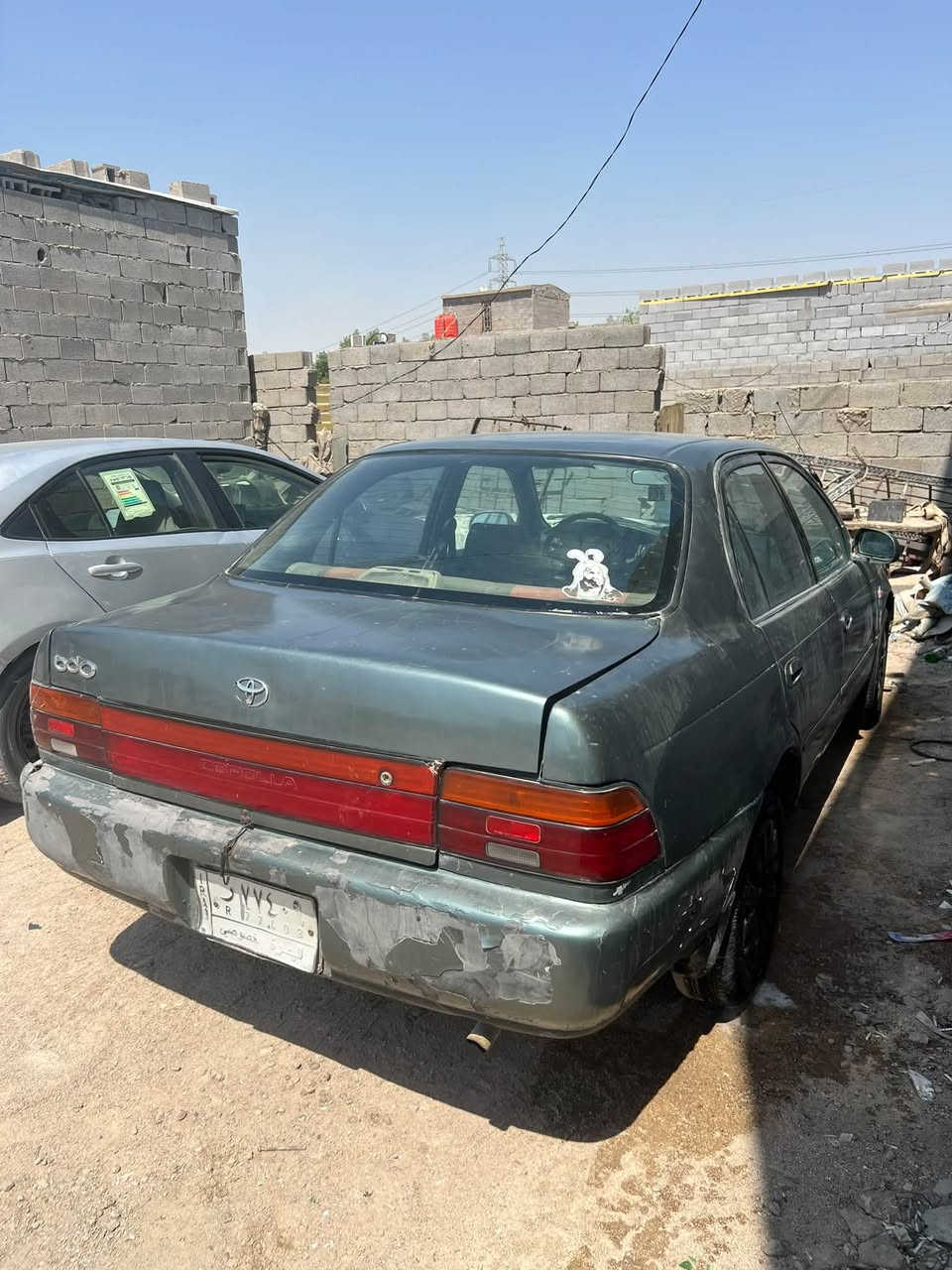 للبيع كورله 1994
مكينه بيها خيط بخار 
كيرها جديد 
السياره جاهزه 
رقم بصره سنويه منتهيه 
السياره ستوه معمره 
السعر ب ٣٠ وبيها مجال 
مكاني بل بصره 
الرقم ***********
